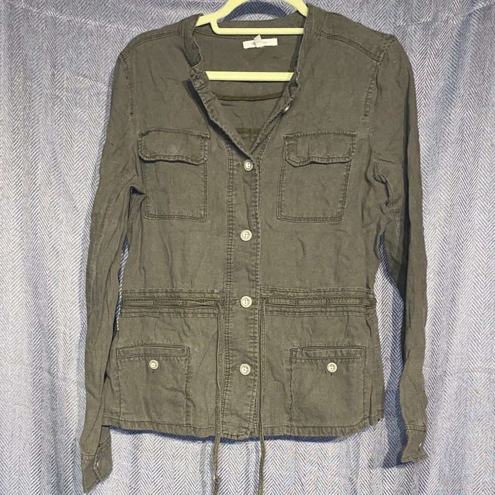 Maurices Dark Gray Utility Jacket